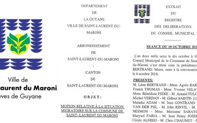 Le conseil municipal alerte sur la situation migratoire sur le territoire de la commune de Saint-Laurent