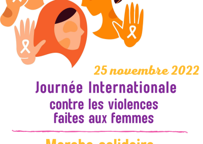 Journée Internationale pour l’élimination de la violence à l’égard des femmes – Marche solidaire