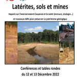 Séminaires et tables rondes : Sols, latérites et mines. Impacts sur l’environnement guyanais