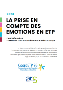 La prise en compte des émotions en ETP