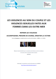Les violences au sein du couple et les violences sexuelles faites aux femmes dans les Outre-mer