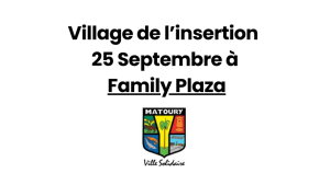 25 Septembre Village de l’Insertion à Matoury