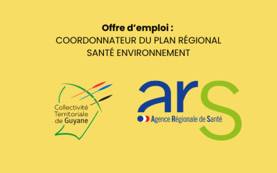 Recrutement : Coordonnateur du Plan Régional Santé Environnement 2024-2028